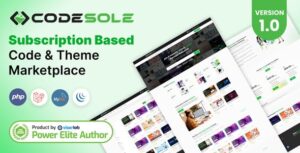 CodeSole - Subscription Based Code And Theme Marketplace