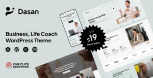 Dasan - Business, Life Coach & Mentor WordPress Theme