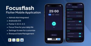 Focus Flash – Productivity & Pomodoro App & Google Admob Ads