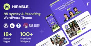 Hirable - Human Resources & Recruiting WordPress Theme