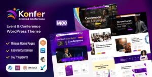 Konfer - Conference and Event WordPress Theme