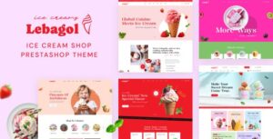 Leo Lebagol Elementor - Ice cream Shop Prestashop Theme