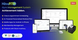 NitroFIT28 | Fitness & Gym Management System Achievement Addon