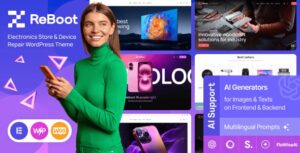 Reboot - Electronics Store & Device Repair WordPress Theme