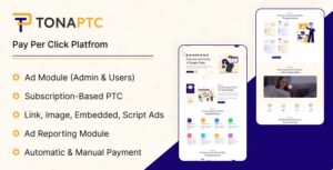 TonaPTC - Subscription Based Pay Per Click Platform
