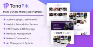 TonaPik - Multi Vendor Microstock Platform