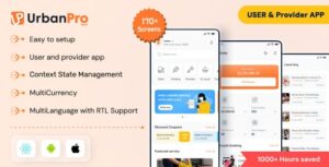 UrbanPro - On Demand Home Service App | UrbanClap Clone | ReactNative UI Kit Template