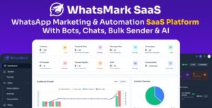 WhatsMarkSaaS - WhatsApp Marketing & Automation SaaS Platform with Bots, Chats, Bulk Sender & AI
