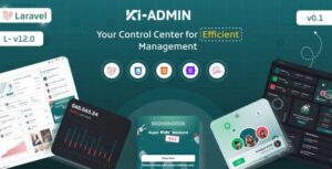 Ki-admin Laravel 12 Admin Dashboard Template