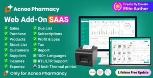 Acnoo Pharmacy - Web Add-on for pharmacy shop I Pharmacy store