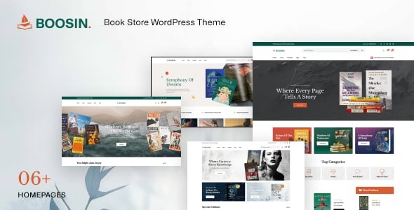 Boosin – Book Store WordPress Theme
