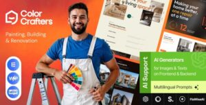 ColorCrafters - Painting, Building & Renovation WordPress Theme