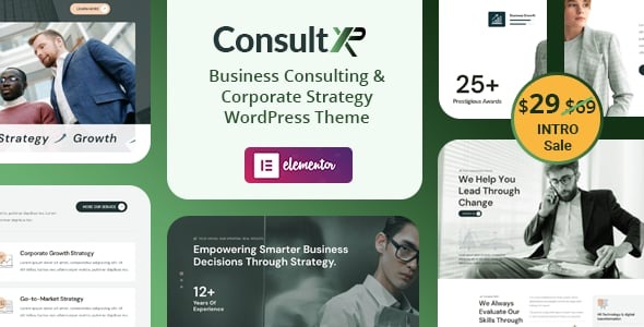 Consultxp – Business Consulting & Strategy WordPress Theme