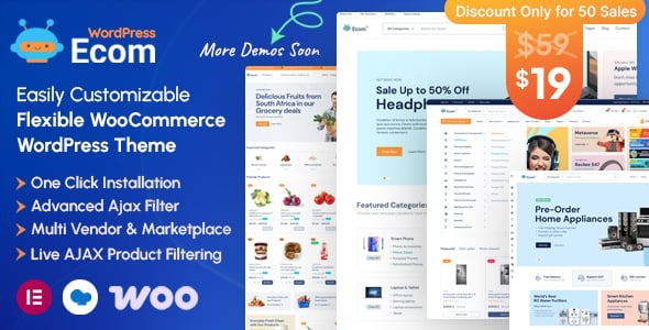 Ecom - Multipurpose WooCommerce WordPress Theme