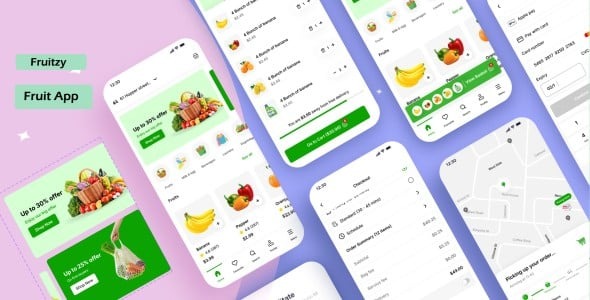Fruitzy – WooCommerce Flutter App for Fruit & Grocery Delivery