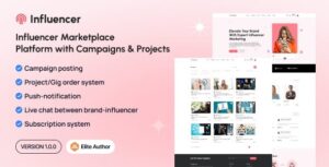 Influstar - Influencer Hiring Marketplace Platform