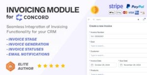 Invoicing Module for Concord CRM - Empower your Deals with Invoices