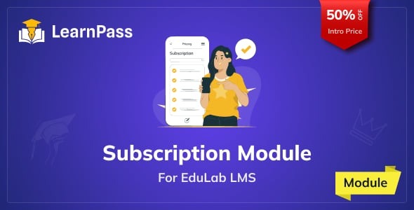 LearnPass - Subscription Module for Edulab LMS