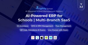 Mighty School - School Management System (AI Powered -Multi Branch - SAAS)
