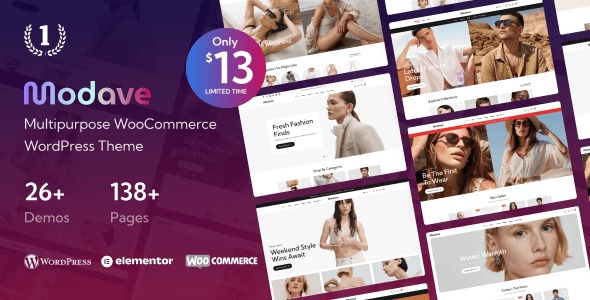 Modave - Multipurpose WooCommerce WordPress Theme