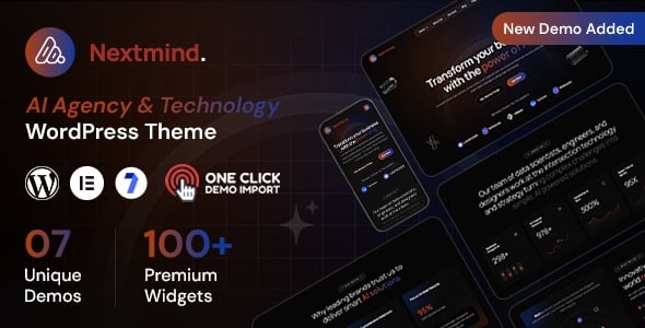 Nextmind - AI Agency & Technology WordPress Theme