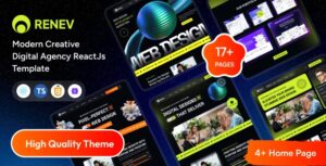 Renev - Modern Creative Digital Agency React Template