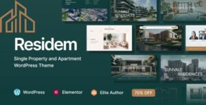 Residem - Single Property and Apartment WordPress Theme
