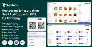 Restros – Restaurant & Reservation Management SaaS with POS, QR & Multi-Branch Support