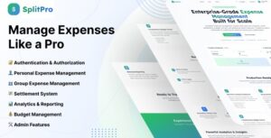 SplitPro - Expense Management System with AI Expense Extractor