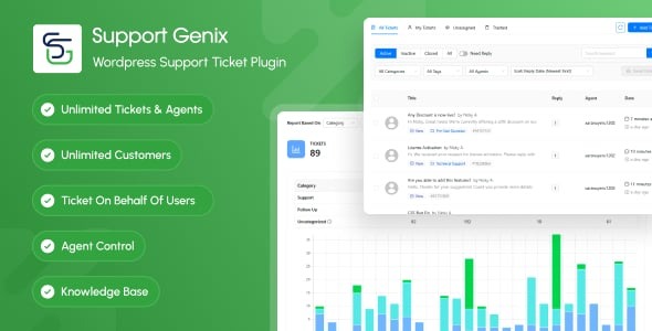 Support Genix – WordPress Support Ticket Plugin