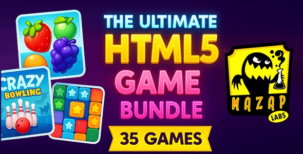 The Ultimate HTML5 Game Bundle (35 Premium Games | Construct 3)