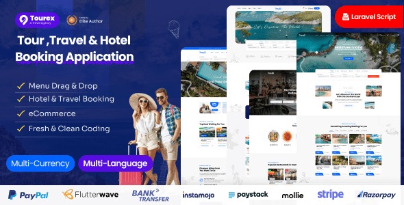 Tourex – Travel Agency & Hotel Booking Solution