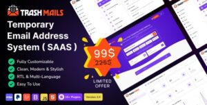 Trash Mails - Temporary Email Address System (SAAS)