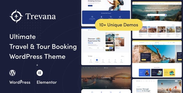 Trevana - Travel & Tour Booking WordPress Theme