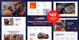 Wellfix - Handyman, Plumber & Electrician WordPress Theme