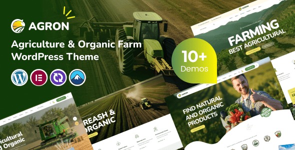 Agron - Agriculture & Organic Farm WordPress Theme