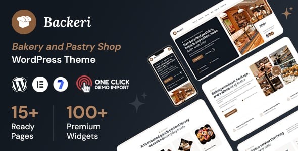 Backeri - Bakery WordPress Theme
