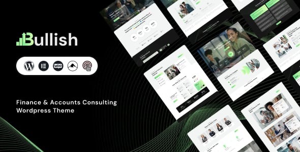 Bullish - Finance & Accounts Consulting WordPress Theme