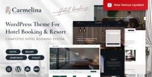 Carmelina - Hotel Booking WordPress Theme