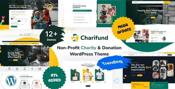 ChariFund - Charity WordPress Theme Multipurpose
