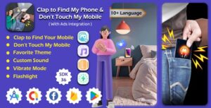 Clap To Find My Mobile - Don't Touch My Mobile - Find My Phone by Clap - Mobile Finder - Android App