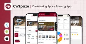 CoSpaze - On Demand Co Working Space Booking App | Flutter | Firebase Backend