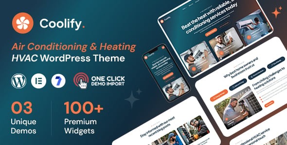 Coolify - Air Conditioning & Heating HVAC WordPress Theme