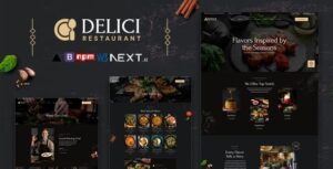DELICI - Restaurant Next JS Template