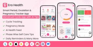 Era Health – Smart Period, Ovulation & Pregnancy Tracker App | Menstrual Cycle App with AI Tips