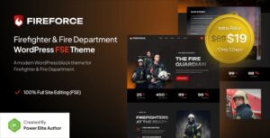 Fireforce – Firefighter Department FSE WordPress Theme