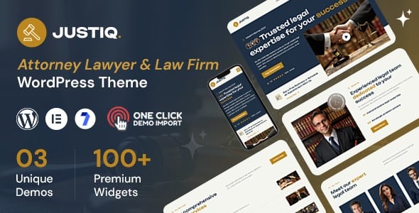 Justiq - Lawyers WordPress Theme