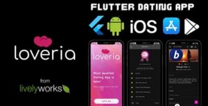 Loveria Dating Flutter App for Android & iOS - Mobile Apps