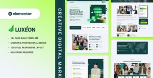 Luxeon - Creative Digital Marketing Elementor Template Kit