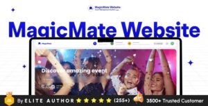MagicMate - Multivendor Event Ticket Booking Management System Complete Website (Add-on)
